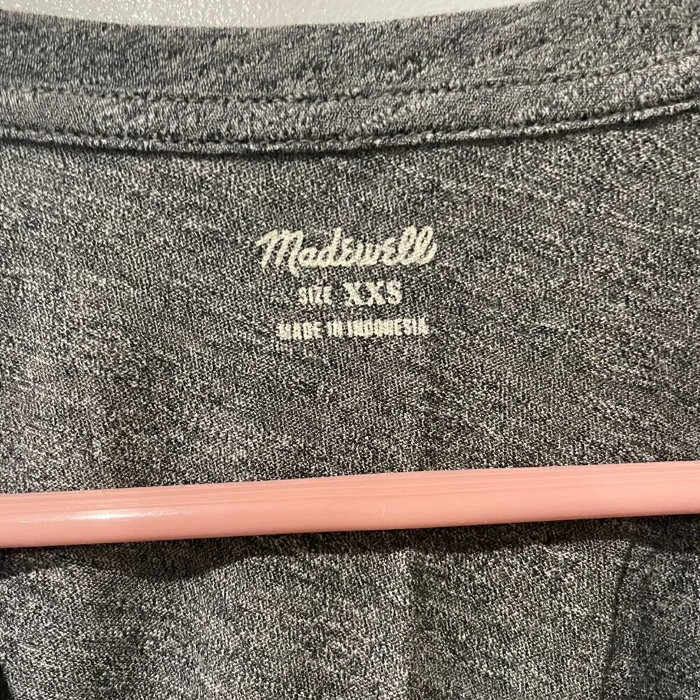 Madewell Heather Grey Casual Tank Top - Picture 2 of 5